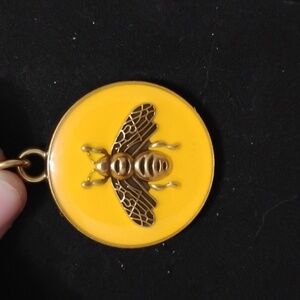 Upcycled GG Gold Bee Charm